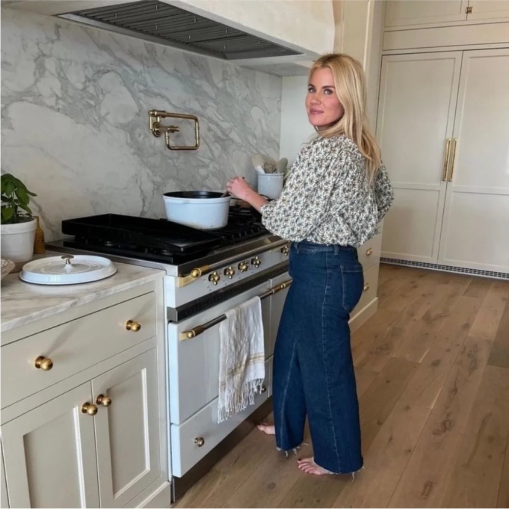 Doen Claudette Top in Creme Fleurs D’Avignon - Picture 3 of 8